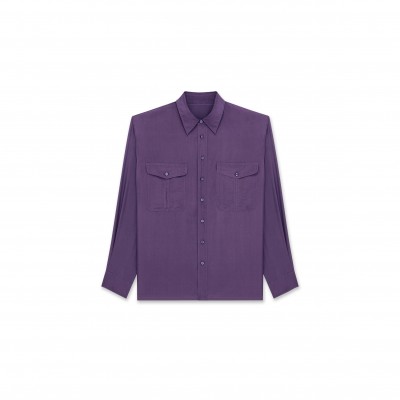 YSL SHIRT IN SILK 854249Y8G565006